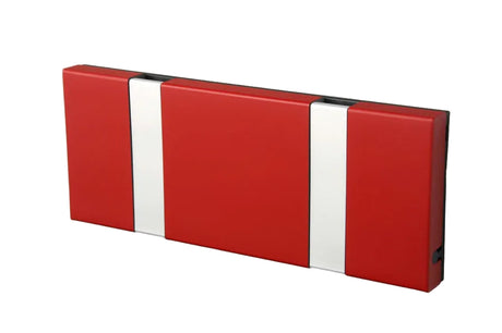 KNAX knagerække med to knager fra LoCa - Imperial rød / Grå knager - Jacobsen Plus