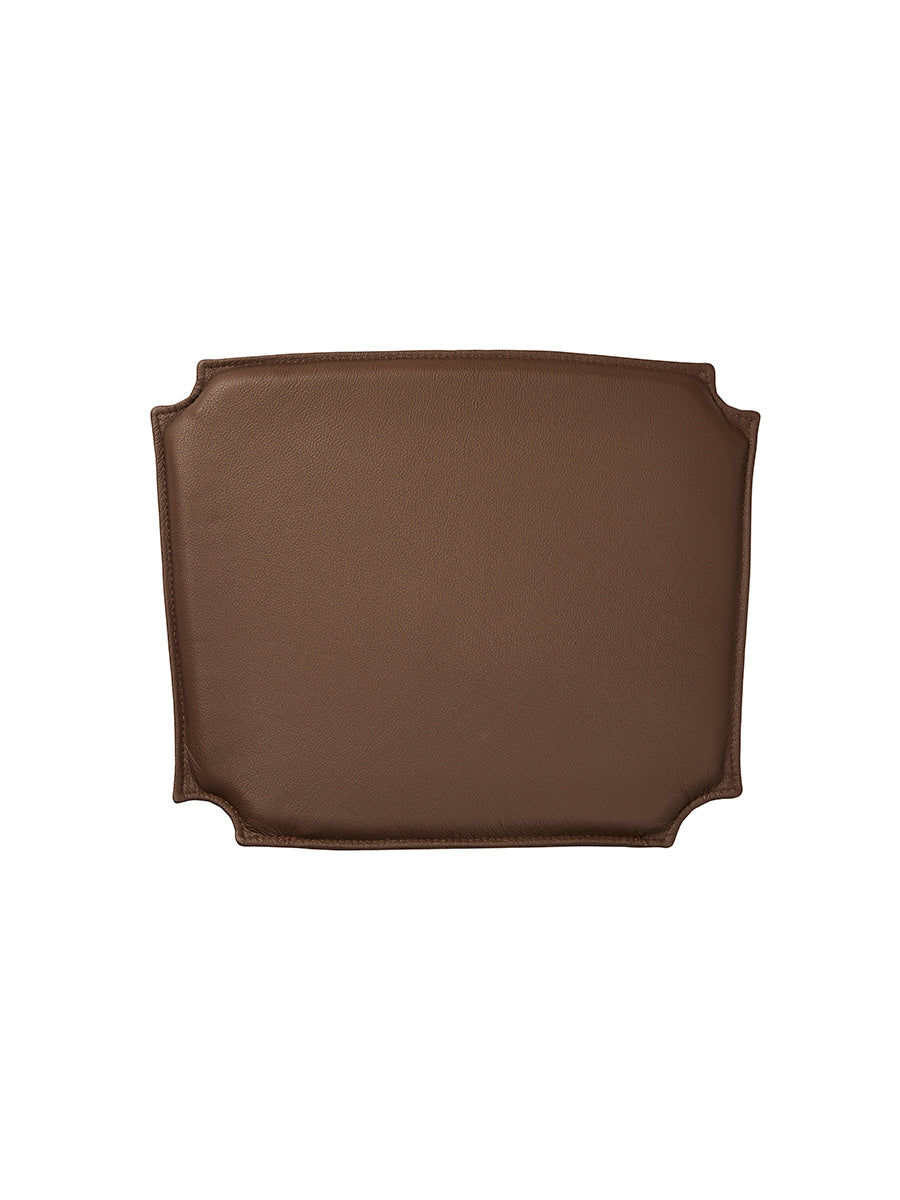 Hynde til Y-stol CH24, brunt læder - 1 - Jacobsen Plus