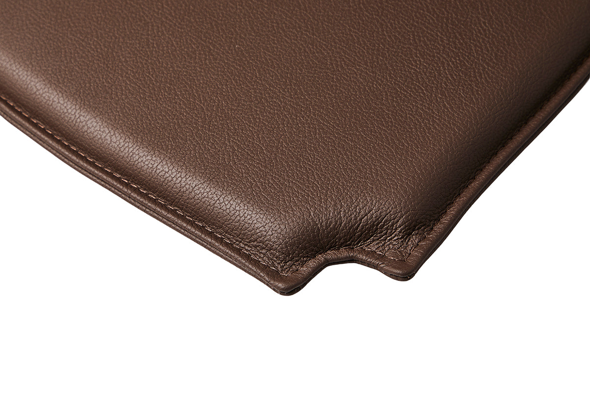 Hynde til Y-stol CH24, brunt læder - 2 - Jacobsen Plus