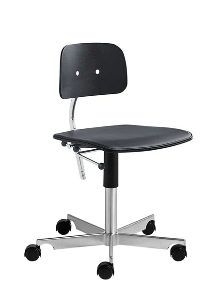 Kevi 2533 Kontorstol med sædepolstring fra Montana - Sort - Jacobsen Plus