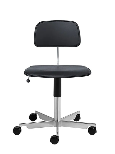 Kevi 2533 Kontorstol med sædepolstring fra Montana - Sort - inkl. rygpolstring - Jacobsen Plus