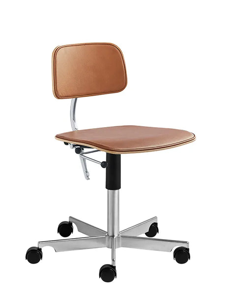 Kevi 2533 Kontorstol med sædepolstring fra Montana - Brandy - inkl. rygpolstring - Jacobsen Plus