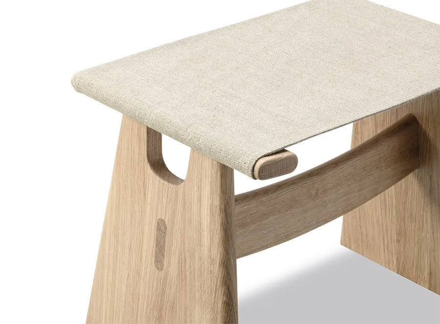 Seto Stool, eg lys olie fra Fredericia Furniture - 5 - Jacobsen Plus