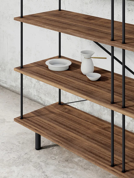 Seiton Reol 3-3 L, valnød fra Stellar Works - 2 - Jacobsen Plus