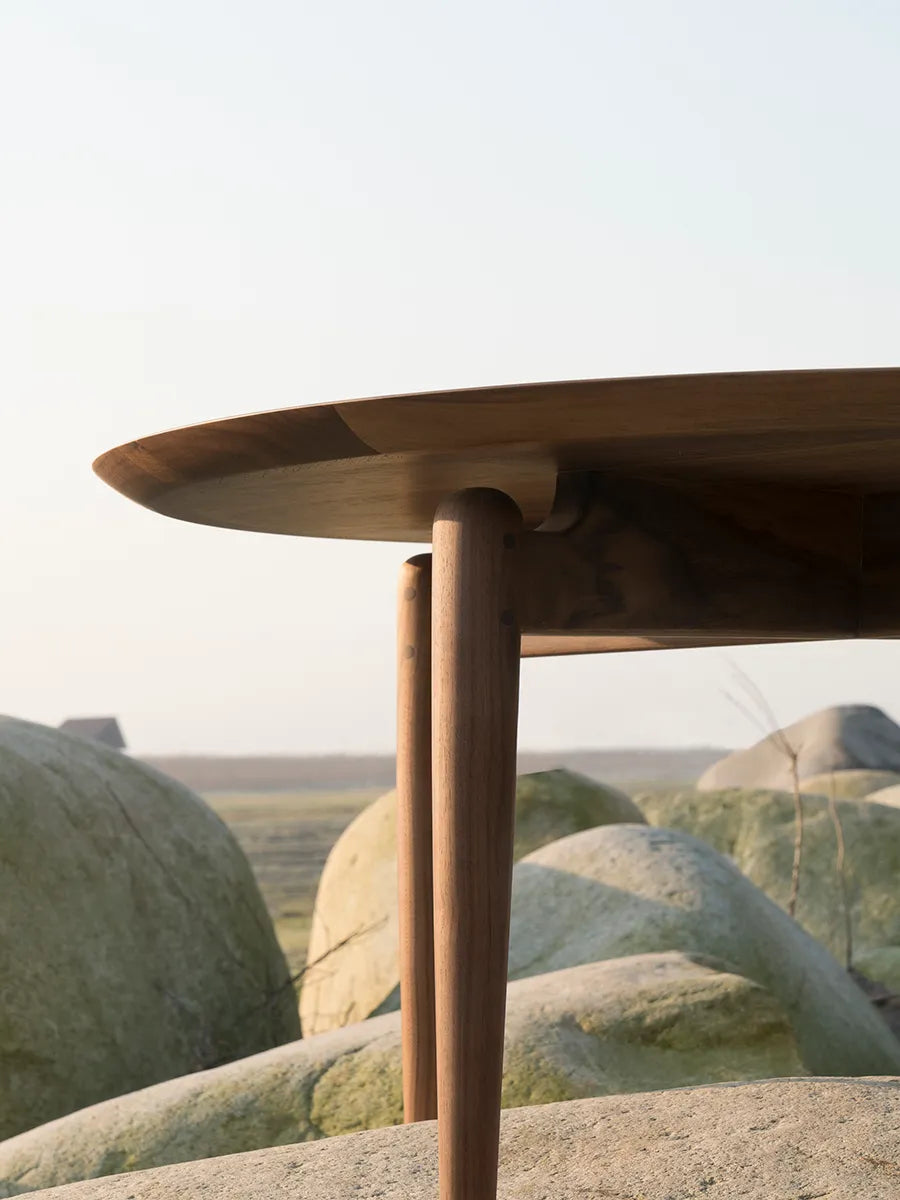 Slow Coffee Table Ø 80 cm, walnut fra Stellar Works - 3 - Jacobsen Plus