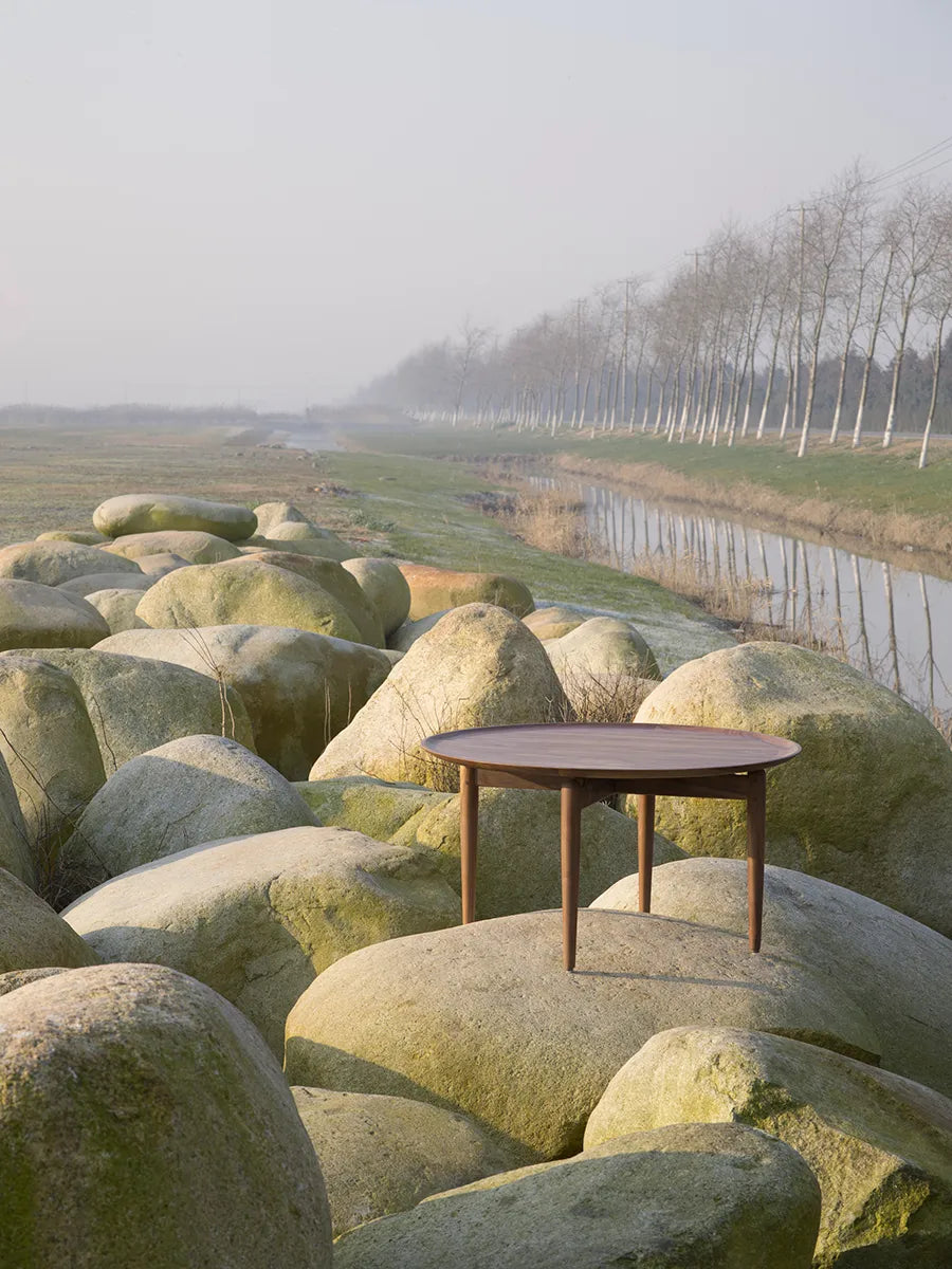 Slow Coffee Table Ø 80 cm, walnut fra Stellar Works - 4 - Jacobsen Plus