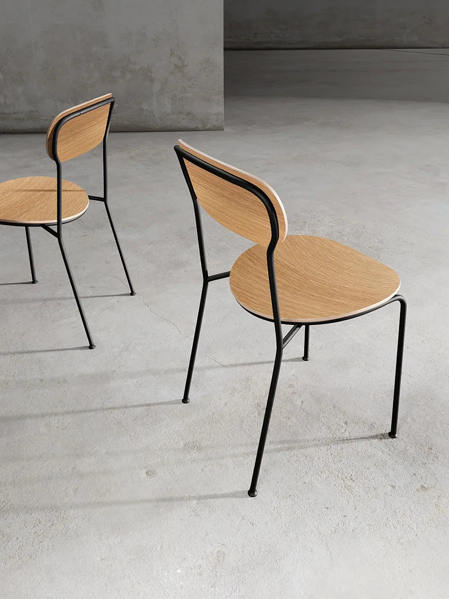 Stack Dining Chair, natural oak fra Stellar Works - 3 - Jacobsen Plus