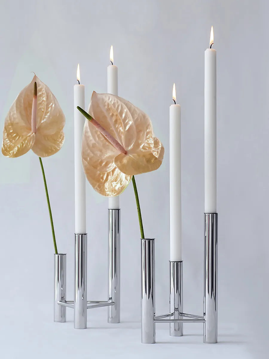 VISTA vase og lysestage, poleret stål fra Kay Bojesen - 2 - Jacobsen Plus