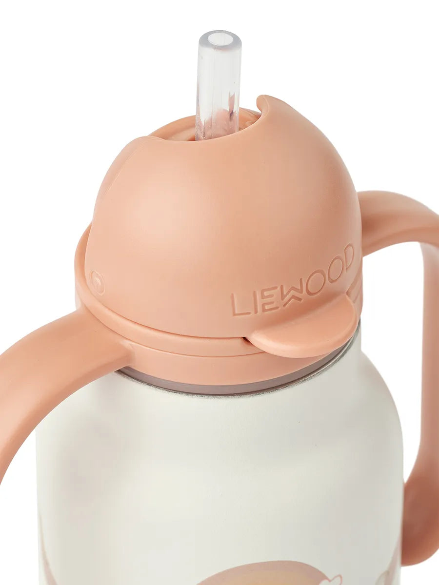 Kimmie Water Bottle 250 ml, dream/ecru fra Liewood - 5 - Jacobsen Plus