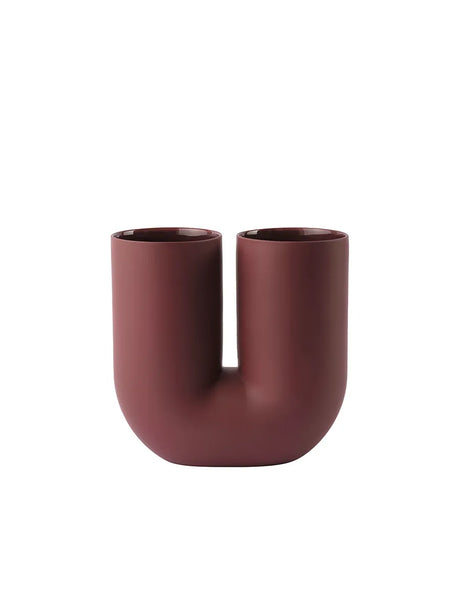 Kink Vase, deep red fra Muuto - 1 - Jacobsen Plus