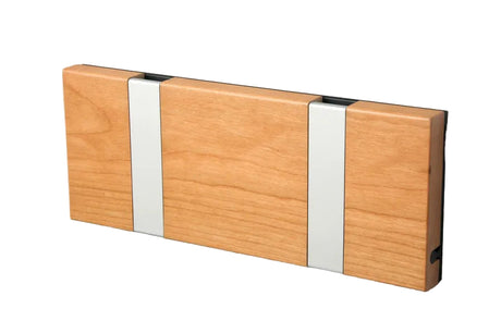 KNAX knagerække med to knager fra LoCa - Kirsebær / Grå knager - Jacobsen Plus