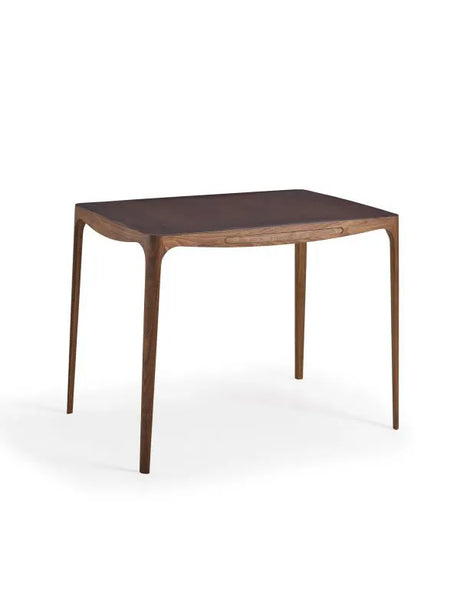 Ro skrivebord AK1310 fra Naver Collection - Valnød / Læder, dark brown - Jacobsen Plus