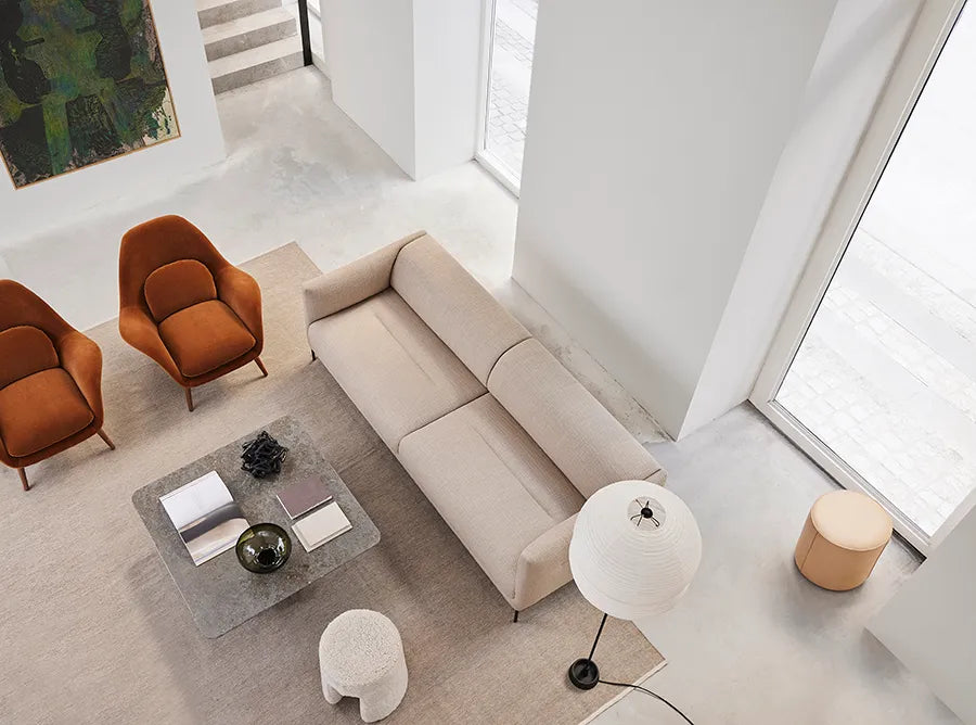 Konami 2½ pers. Sofa, loop 42 fra Fredericia Furniture - 3 - Jacobsen Plus