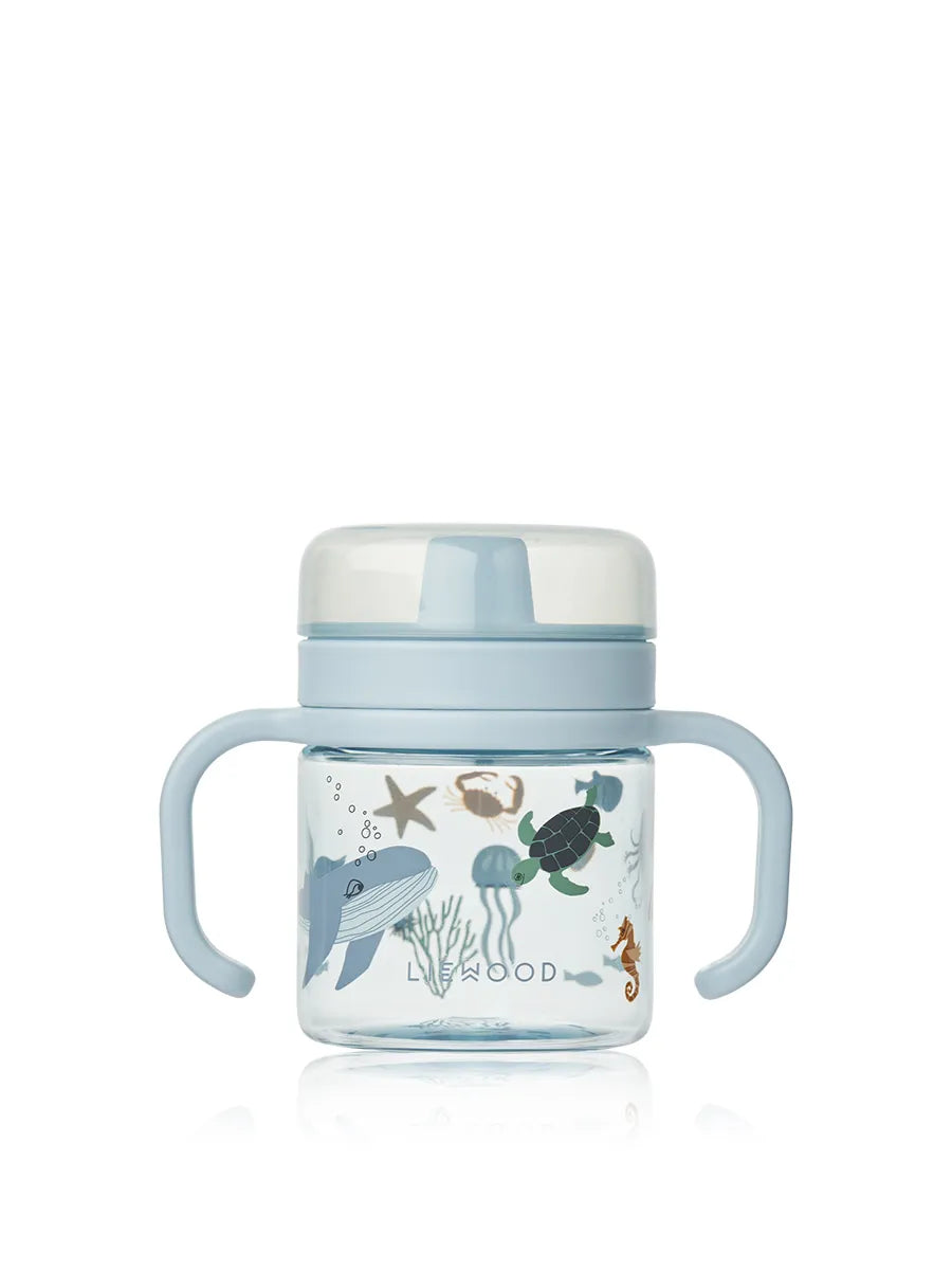 Kylo Tritan Sippy Cup 280 ml, sea creature/sandy fra Liewood - 1 - Jacobsen Plus