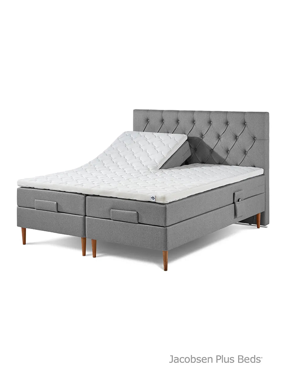 Jacobsen Plus Beds – Elevationsseng, Grå