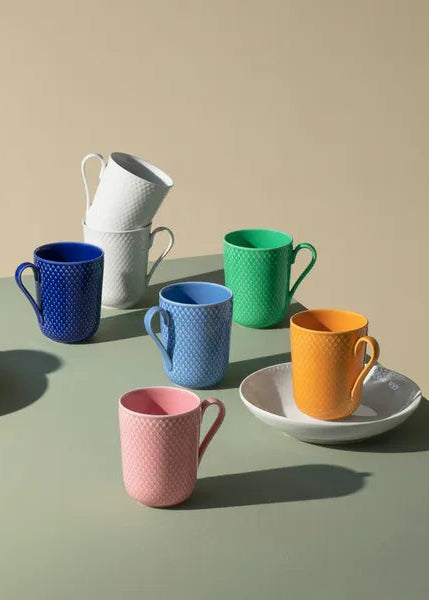 Rhombe krus m. hank, blå fra Lyngby Porcelæn - 2 - Jacobsen Plus