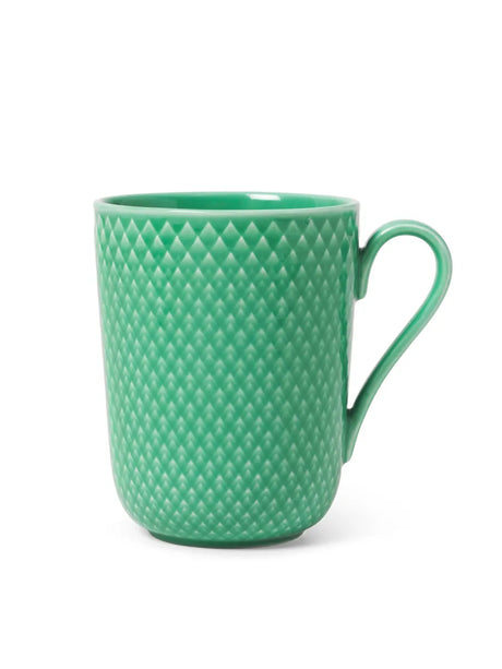 Rhombe krus m. hank, grøn fra Lyngby Porcelæn - 1 - Jacobsen Plus