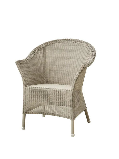 Lansing Havestol fra Cane-line - Taupe / Ingen hynde - Jacobsen Plus