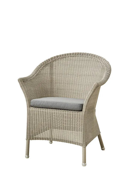 Lansing Havestol fra Cane-line - Taupe / Grå, Cane-line Natte hynde - Jacobsen Plus