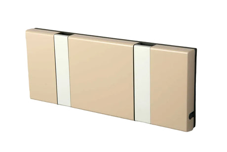 KNAX knagerække med to knager fra LoCa - Latte / Grå knager - Jacobsen Plus