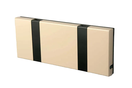 KNAX knagerække med to knager fra LoCa - Latte / Sorte knager - Jacobsen Plus