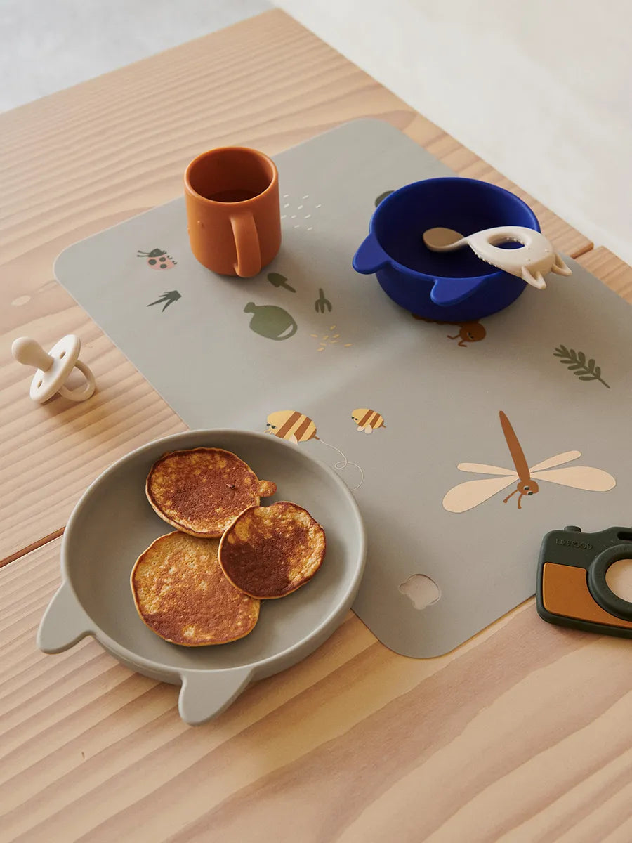 Vivi Silicone Set, rabbit/mist multi mix fra Liewood - 2 - Jacobsen Plus