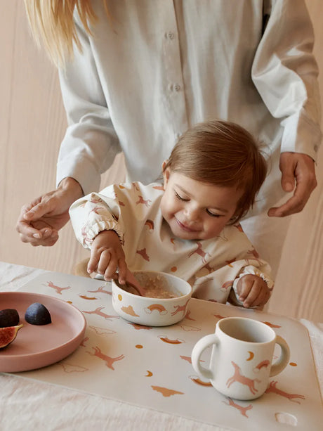 Vivi Printed Tableware Set, dream/ecru fra Liewood - 2 - Jacobsen Plus
