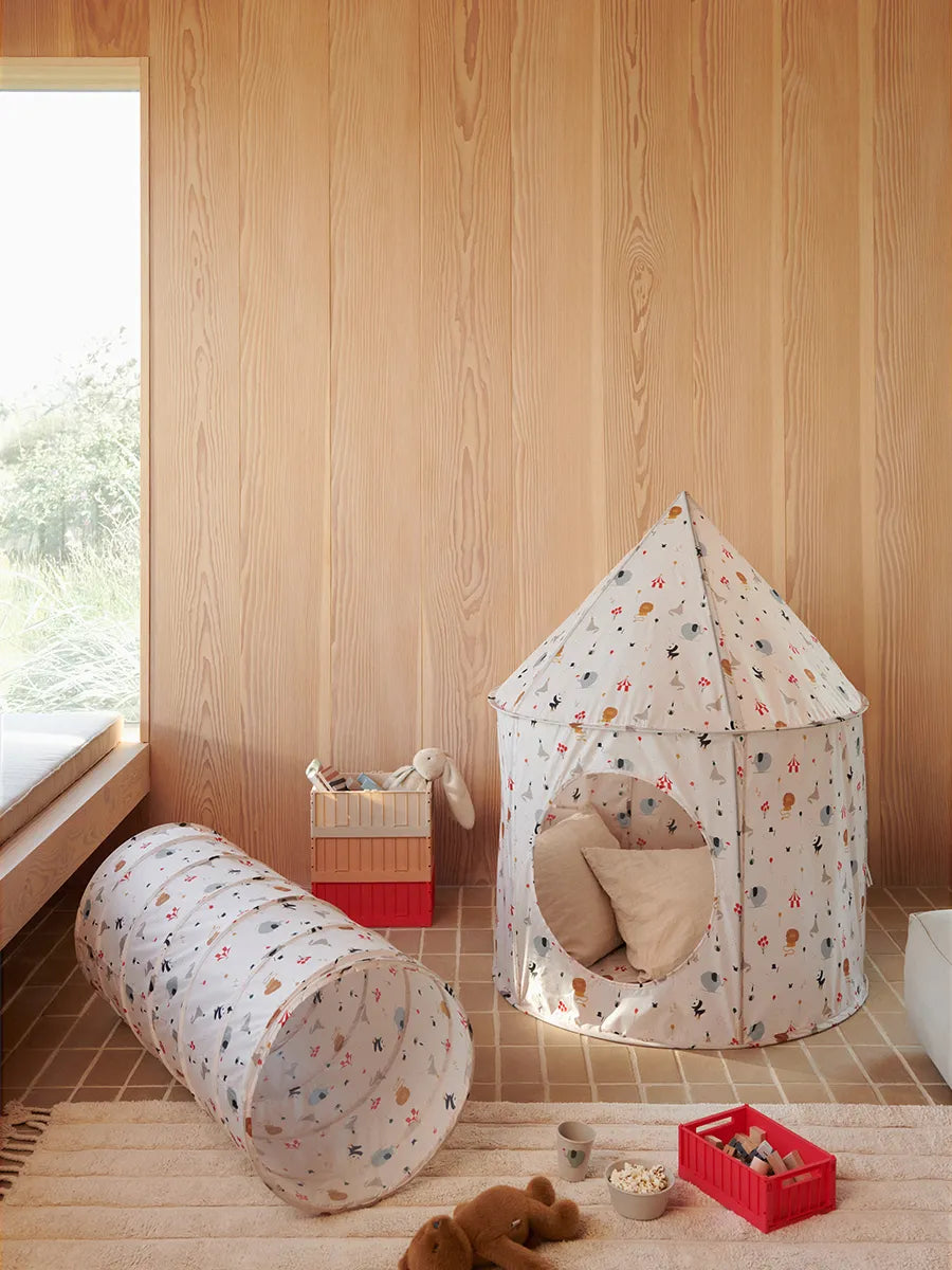 Oaks Pop Up Playtent, peach/sea shell fra Liewood - 2 - Jacobsen Plus