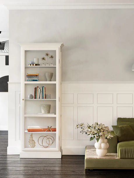 Vitrineskab Classic V1, hvid fra Lindebjerg Design - 2 - Jacobsen Plus