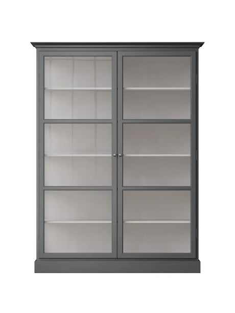 Vitrineskab Classic V2, antracit fra Lindebjerg Design - 1 - Jacobsen Plus