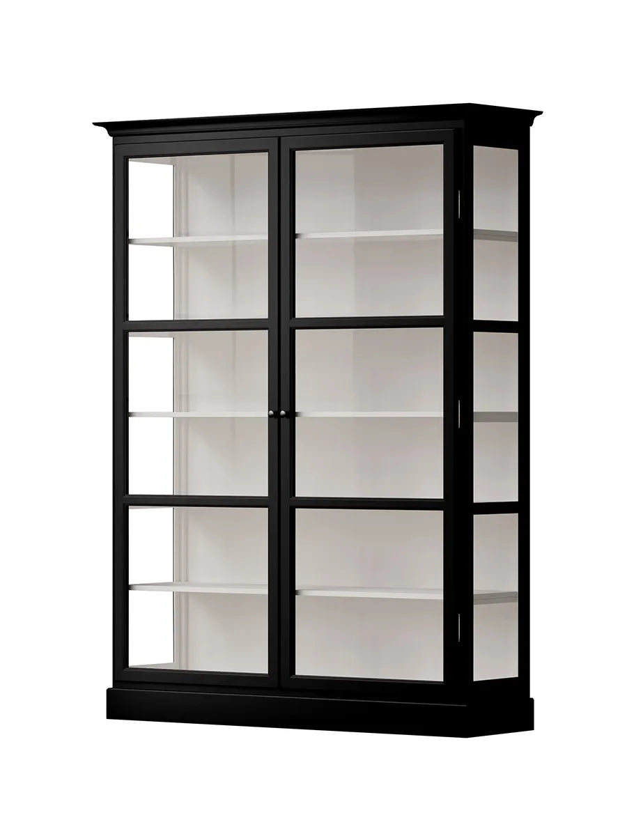Vitrineskab Classic V2, sort fra Lindebjerg Design - 3 - Jacobsen Plus