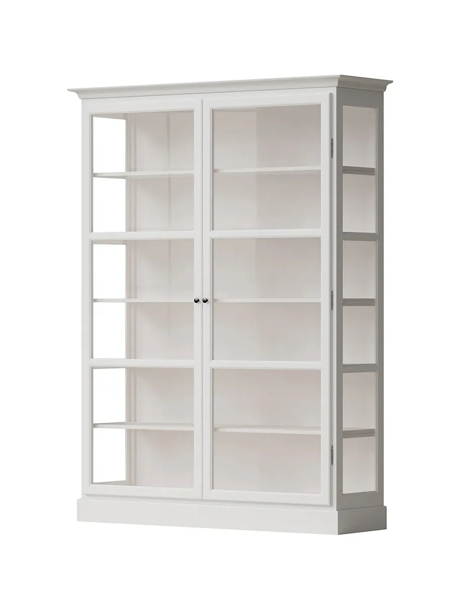 Vitrineskab Classic V2, hvid fra Lindebjerg Design