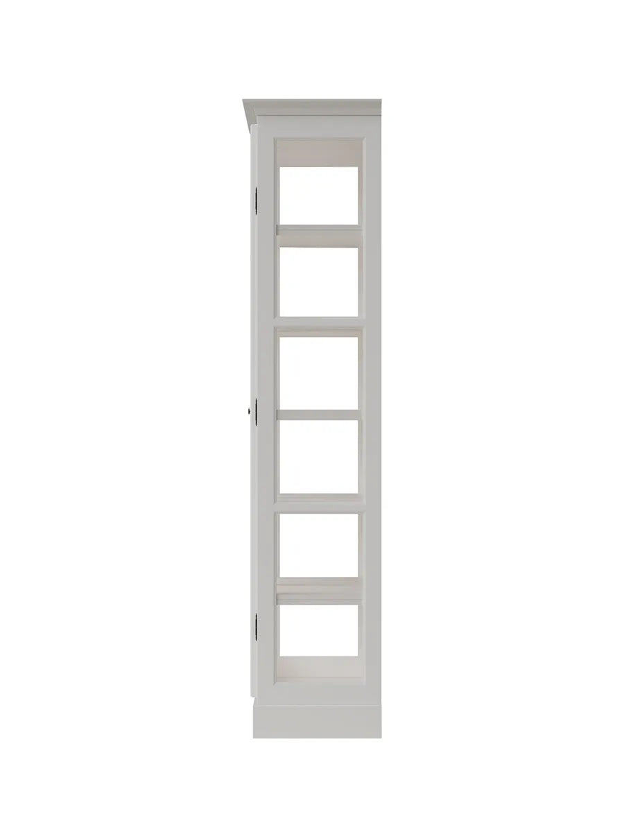 Vitrineskab Classic V2, hvid fra Lindebjerg Design