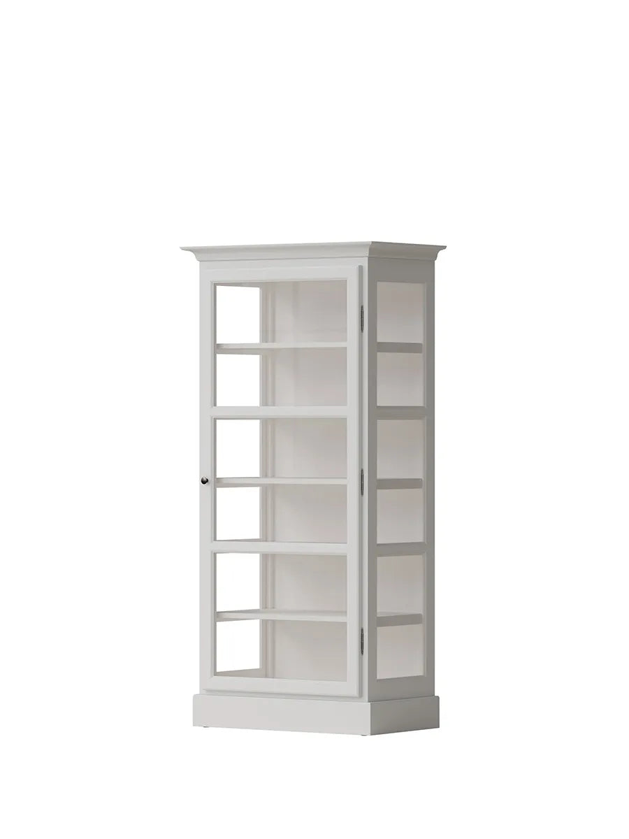 Vitrineskab Classic V3, hvid fra Lindebjerg Design