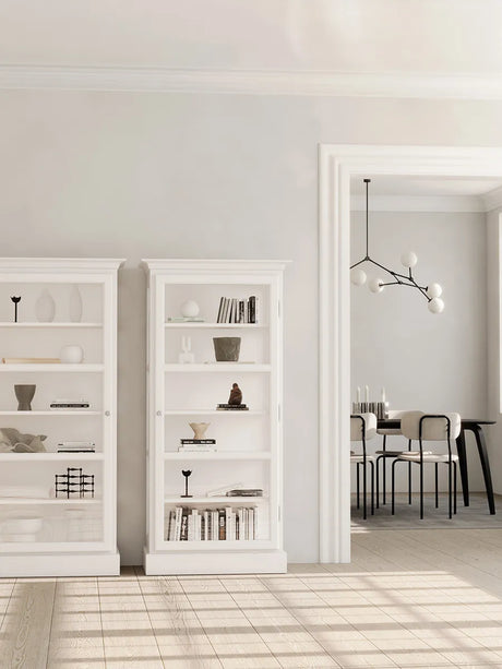 Vitrineskab Classic V3, hvid fra Lindebjerg Design - 2 - Jacobsen Plus
