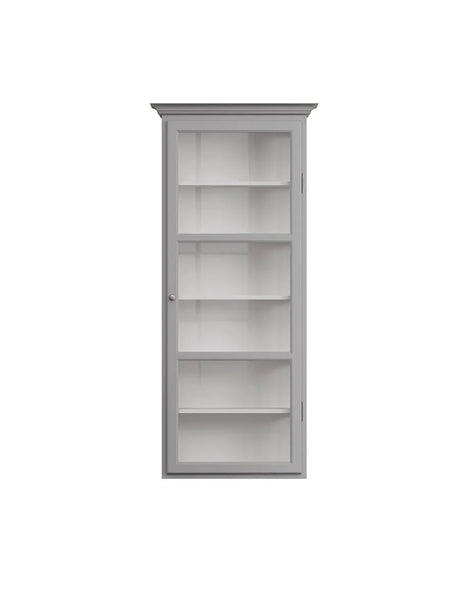 Væghængt Vitrineskab Classic V4, lys grå fra Lindebjerg Design - 1 - Jacobsen Plus