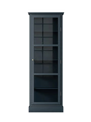 Vitrineskab N1, dark blue fra Lindebjerg Design