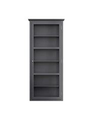 Væghængt Vitrineskab N4, antracit fra Lindebjerg Design