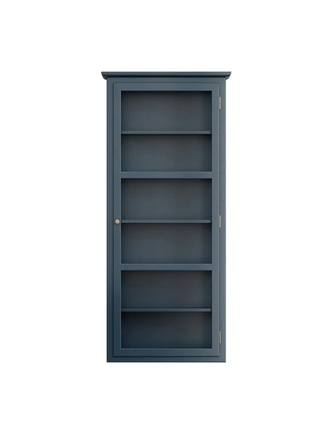 Væghængt Vitrineskab N4, dark blue fra Lindebjerg Design - 1 - Jacobsen Plus