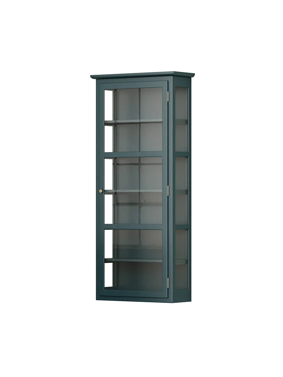Væghængt Vitrineskab N4, green fra Lindebjerg Design - 2 - Jacobsen Plus