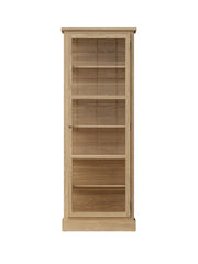 Vitrineskab N1, light oak fra Lindebjerg Design