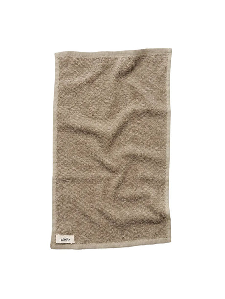 Linen Guest Towel, 30 x 50 cm fra Aiayu - Earth - Jacobsen Plus