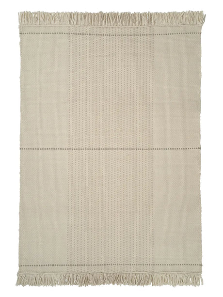 Awakened Mind Tæppe, white fra Linie Design - 140 x 200 cm - Jacobsen Plus