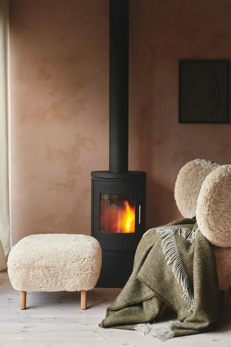 Livø Plaid, seaweed fra Silkeborg Uldspinderi - 2 - Jacobsen Plus