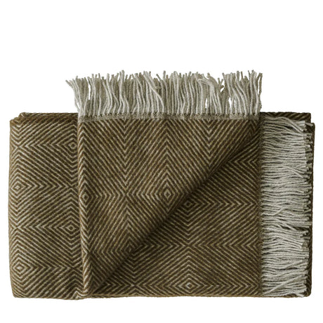 Livø Plaid, seaweed fra Silkeborg Uldspinderi - 1 - Jacobsen Plus