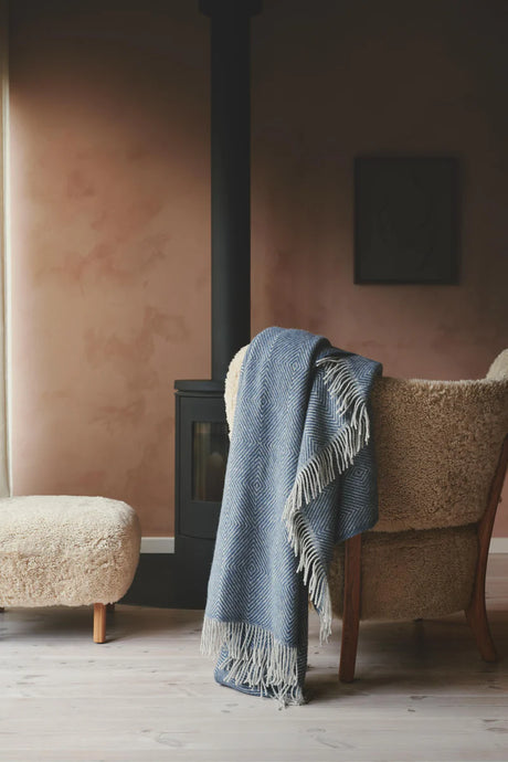 Livø Plaid, fjord fra Silkeborg Uldspinderi - 2 - Jacobsen Plus