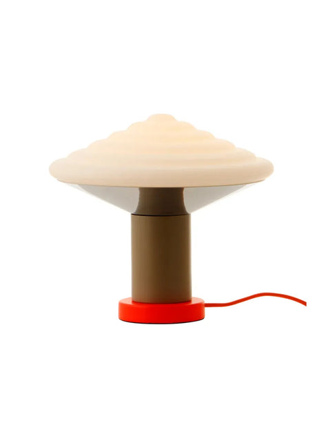 Whipped Table Lamp, luminous orange fra LEO Objects - 1 - Jacobsen Plus