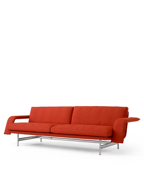 Meantime AV31 3-personers sofa fra &Tradition - Fiord 0571 / Poleret aluminium - Jacobsen Plus