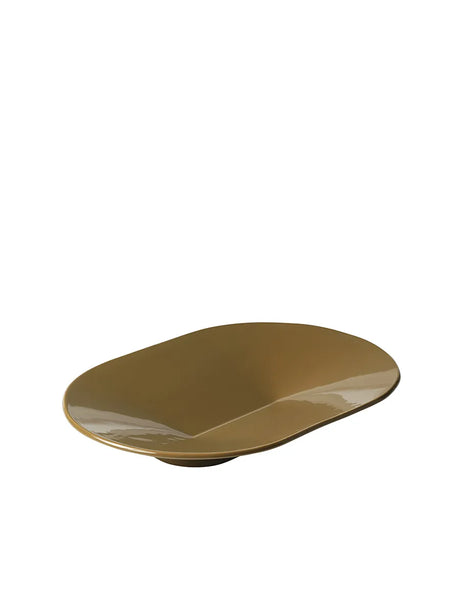 Mere Bowl 52 x 36 cm, brown green fra Muuto - 1 - Jacobsen Plus