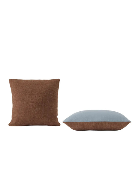 Mingle Cushion, 45 x 45 cm fra Muuto - Copper brown - light blue - Jacobsen Plus